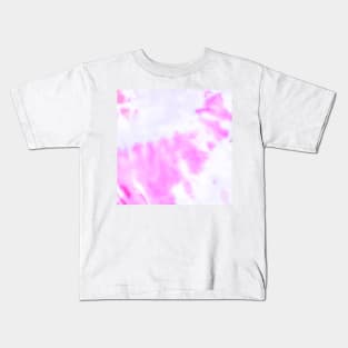 Tie Dye Candy Floss Pink Kids T-Shirt